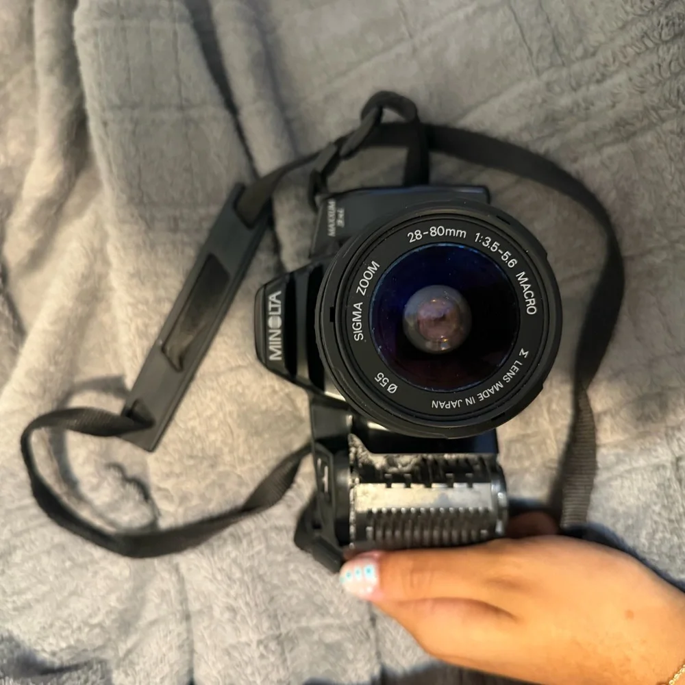 Minolta Maxxuim 3xi black film camera